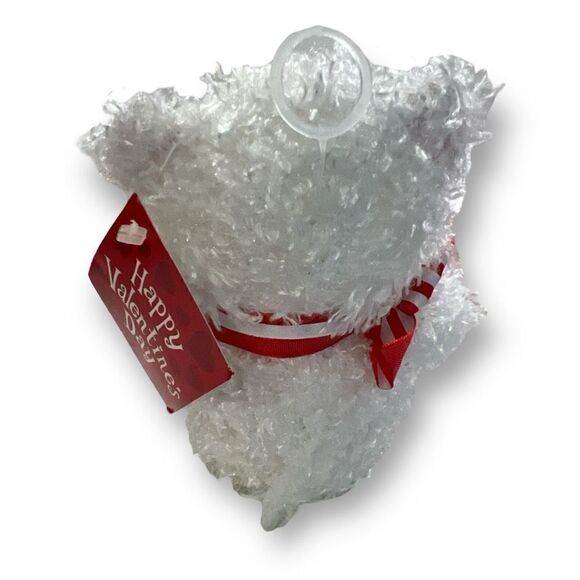 Fuzzy Friends Fib Valentines Day 3 Lot Plush Stuffed Animals - Picture 3 of 10